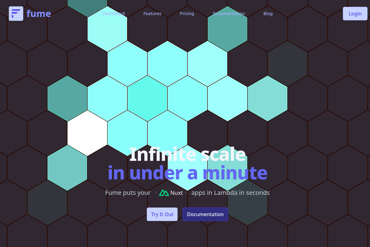 Fume - Operations Control Platform - Website Screenshot