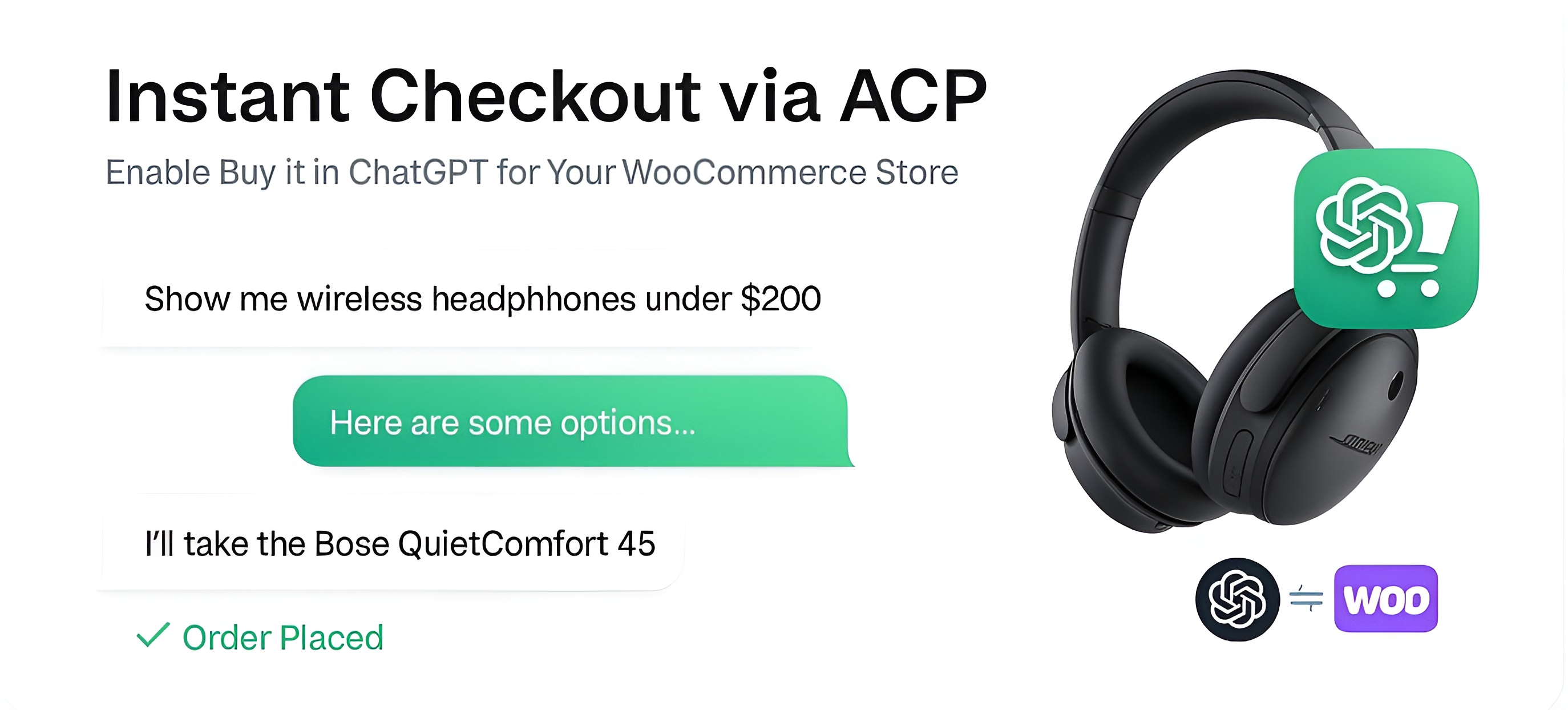 Buy in ChatGPT for WooCommerce